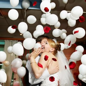 Strzelające balony na wesele i pierwszy taniec | wybuchowy efekt WOW