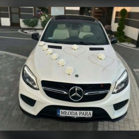 Ekskluzywny, luksusowy Mercedes do ślubu 